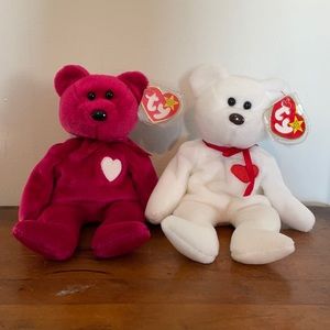 Beanie Babies-Valentina & Valentino